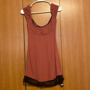 Urban Outfitters- Women's Pink and Black Dress